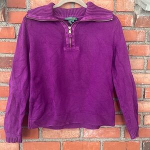 Purple Ralph Lauren Sweater